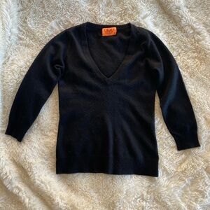 Juicy Couture Black V-Neck Sweater